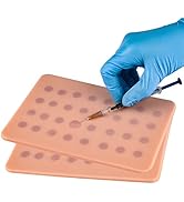 Ultrassist Intradermal Dual (2-Pack) Injection Training Pads with 64 Injection Spots (for Trainin...