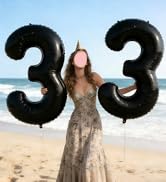 black 3 balloon