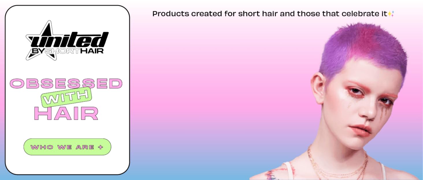United by Short Hair Gradient Background 1