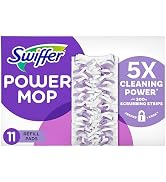 Swiffer PowerMop Multi-Surface Mopping Pad Refills for Floor Cleaning, 11 count