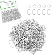 Ruibapa Hog Rings Professional Upholstery 1/2" Galvanized Hog Rings Installation Assortment Kit f...