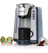 Mixpresso Single Serve Coffee Brewer K-Cup Pods Compatible & Ground coffee, Single Serve K-Cup Co...