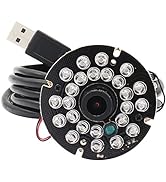 ELP 2mp Night Vision USB Camera Module Ir Infrared with Microphone for Computer Mini 1080P H.264 ...