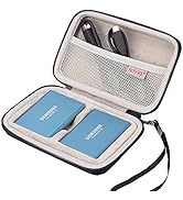 BOVKE 2-in-1 Carrying Case Compatible with Samsung T5 T3 T1 Portable 250GB 500GB 1TB 2TB SSD USB ...