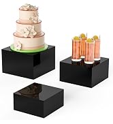 Hongtuocb Acrylic Dessert Stand,Buffet Risers, Food Risers, Multi-Purpose Cake Stand for Parties,...