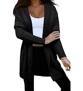 Astylish Women's Oversized Hooded Cardigan Collection Long Sleeve V-Neck Button-Down Sweaters for...