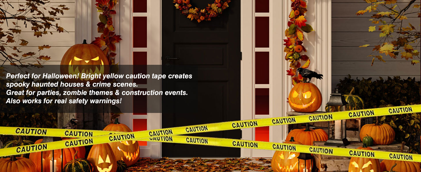 yellow caution tape