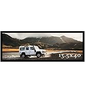 Picrit 13.5 x 40 inch Poster Frame, Panoramic Photo Frame for Wall Mounting Diaplay, Black