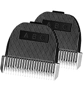 Petsaunter 2 Pack Replacement Dog Grooming Clipper Blade Compatible with Oneisall YABIFE Low Nois...