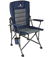 ROCK CLOUD Folding Camping Chair Adjustable Lumbar Support Camp Chairs Outdoor for Lawn Hiking Fi...