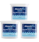 Absorb Pro - Moisture Absorber Tub Fragrance Free - 3-Pack - 18 oz Unscented Disposable Odor Elim...