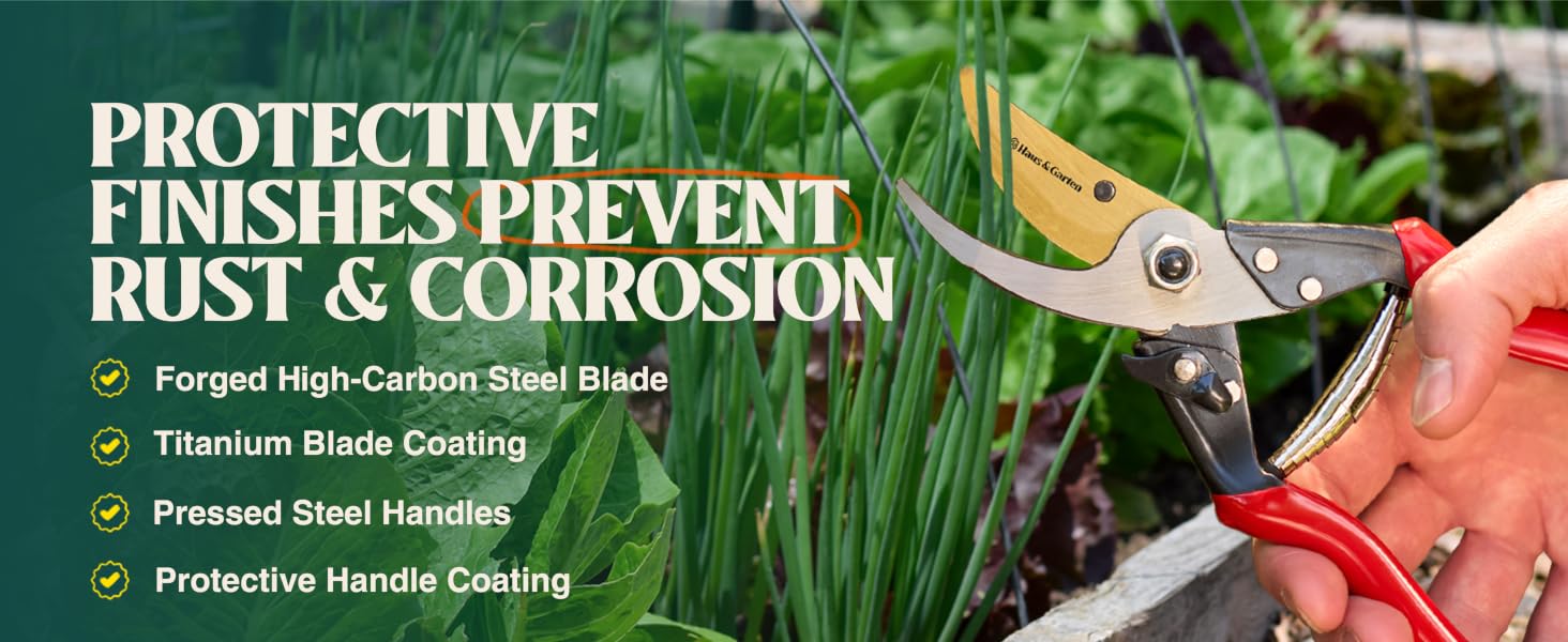 Bypass pruning shears, pruners, garden shears, garden scissors, gardening shears, garden clippers