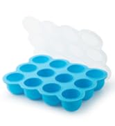 blue baby food tray with lid