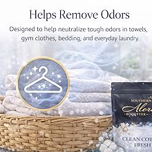 Laundry booster powder helps remove odors from towels gym clothes bedding and laundry