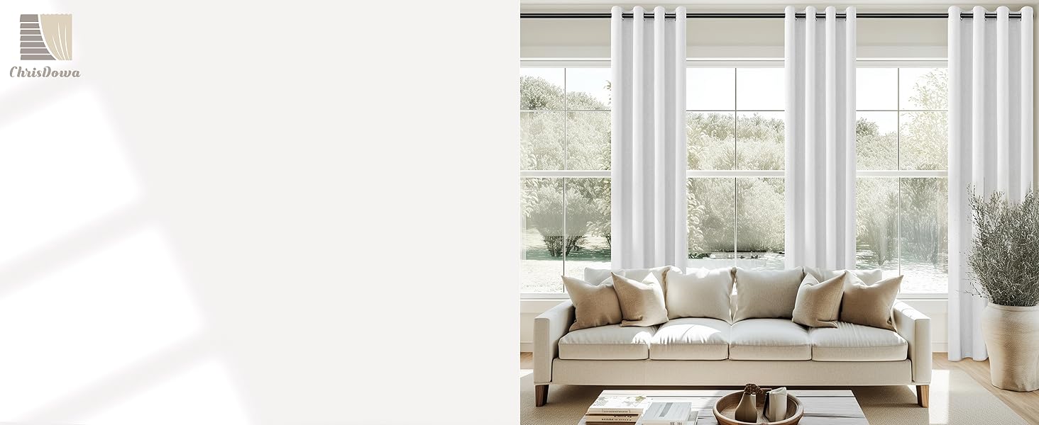 linen curtains
