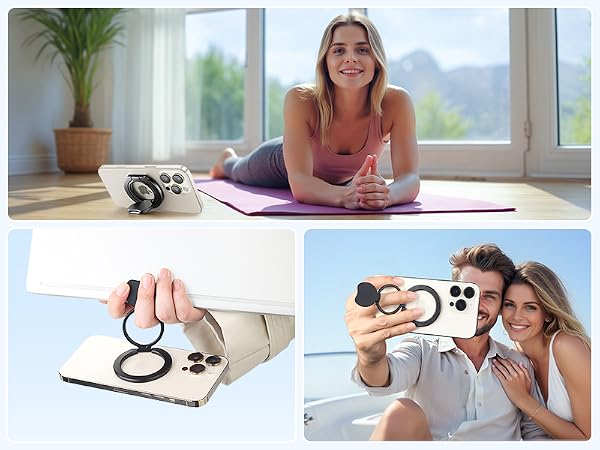 magnetic phone grip holder