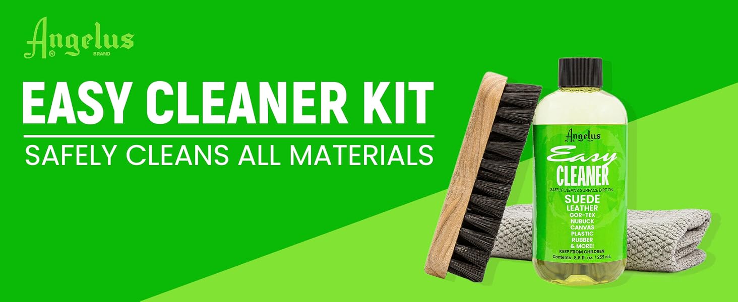 Angelus Easy Cleaner, shoe cleaner, leather cleaner, suede cleaner, canvas cleaner, vinyl cleaner