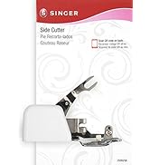 SINGER | Side Cutter Attachment Presser Foot, Simutaneously Trims & Hems Edges, Zig-Zag or Overst...