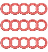 15PCS Oil Drain Plug Gasket Replacement OEM 090-115/06507741AA,Soft ID 14mm Crush Washer Oil Drai...