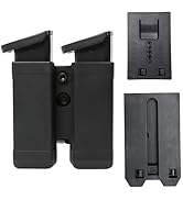 TACNEX Double Stack Magazine Holster for 9mm & .40 S&W - Compatible with Glock, Sig Sauer, S&W, H...