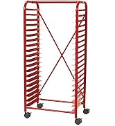 Colorations Mobile Art Rack, Easy Classroom Prep, Ideal for Paintings, Organize & Transport Art ...