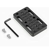 SMALLRIG Switching Plate Camera Easy Plate for Railblocks, Dovetails and Short Rods - Longer Vers...