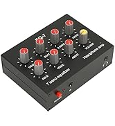 7 Band Car Audio Equalizer, 7 Band Sound Equalizer, 3.5mm Interface, High Bass Adjustment Dual Ch...
