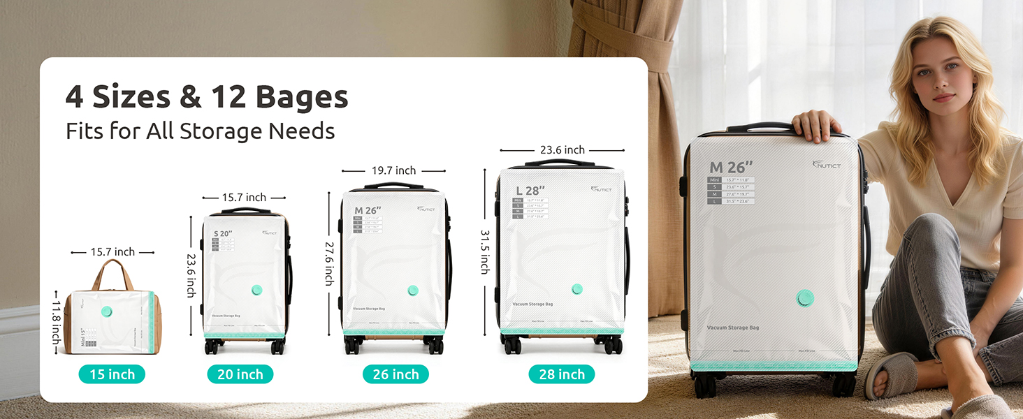 travel vacuum storage bags with pump