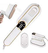 Steamer for Clothes,Portable Rotating Handheld Design, 1300W, 15S Quick Release of Strong Penetra...