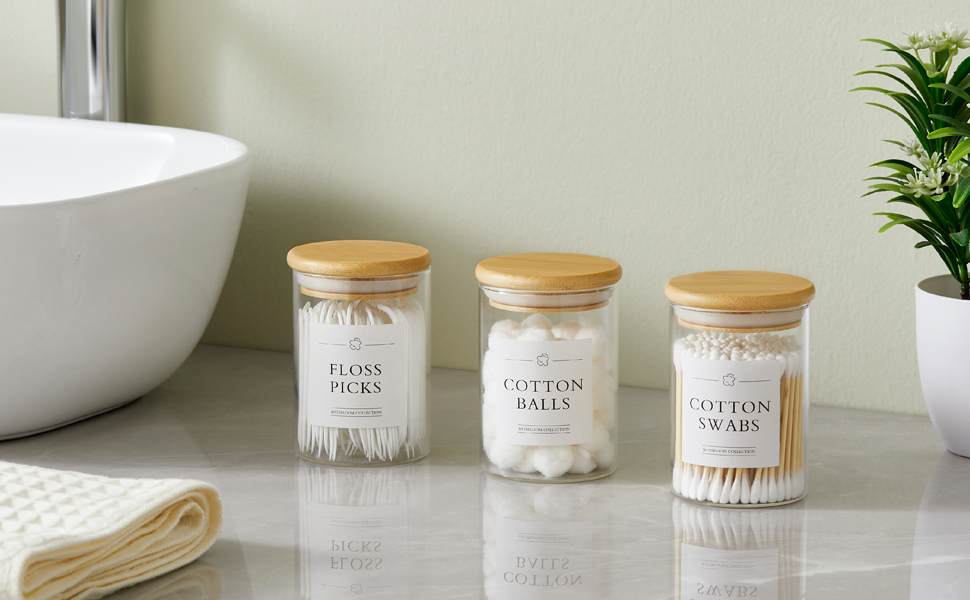 INIUNIK Bamboo Bathroom Accessories