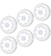 BLS Motion Sensor Light Indoor, Wireless LED Night Light, Under Cabinet Lighting, Battery Powered...