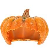 Mipcase Aquarium Landscaping Pumpkin Halloween Decor Terrarium Glass Decor Fish Bowl Fish Tank De...