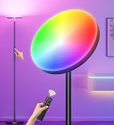RGB Torchiere Floor Lamps
