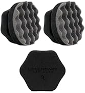 Legendary Tire Shine Applicator Pad (3 Pack) - Hex Grip Reusable Applicator Pads for Polishing - ...