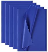 Phinus 140 Sheets Blue Tissue Paper, 14 x 20 Inches Tissue Paper Bulk, Wrapping Tissue Papers for...