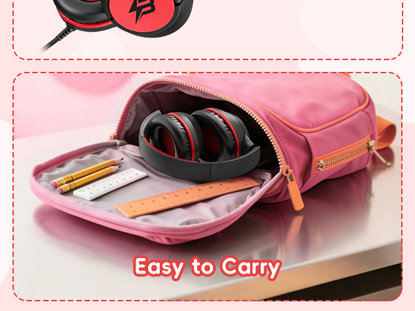 foldable headphones for kids