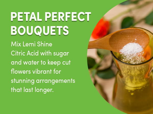 citric acid flower preservative