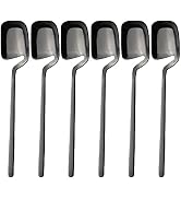 IQCWOOD Espresso Spoons, 6 Pieces Demitasse Spoons, 5.6 Inches Stainless Steel Small Spoons Coffe...