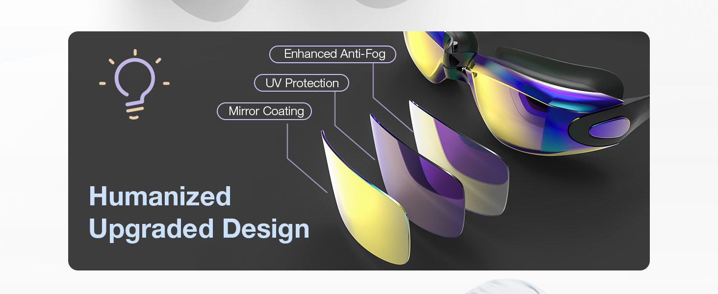swim goggles anti fog