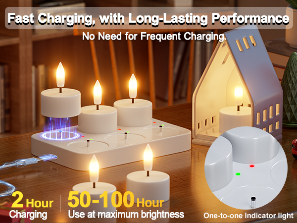 rechargeable tea lights