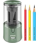 AFMAT Electric Pencil Sharpener, Auto Stop, Super Sharp & Fast, Electric Pencil Sharpener Plug in...