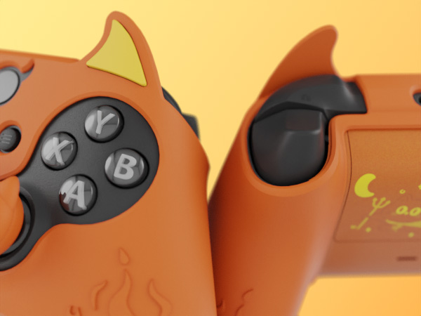 PlayVital Cute Demon Silicone Cover for Xbox Series X/S Controller,