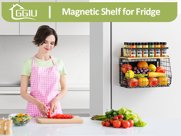 magnetic fruit basket for fridge