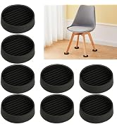 Rubber Non-Slip Furniture Pads Furniture Casters Cup Floor Protector for Bed Sofa Table and Chair...
