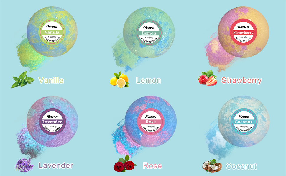 foot bath bombs