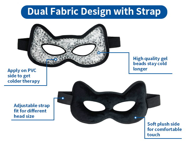 dual fabric design with strap