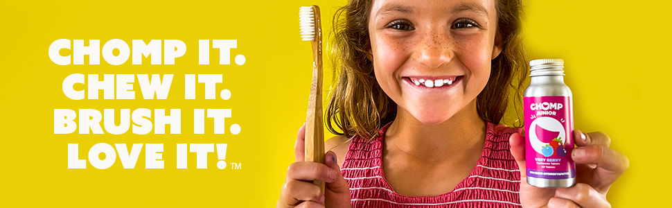 Chomp Junior Nano Hydroxyapatite Toothpaste Tablets