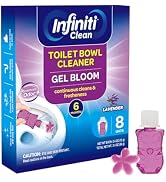 Infiniti Clean Toilet Gel Stamp - 8 Packs Toilet Bowl Cleaner Gel with Automatic Click, Freshener...