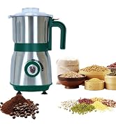 Spice and Nut Grinder, Electric Spice Grinders, Espresso Grinder with 3 Stainless Steel Blades, 1...