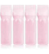 BLAAROOM Root Comb Applicator Bottle 6 Ounce, 4 Pack Hair Oil Applicator Bottle, Hair Dye Bottle ...